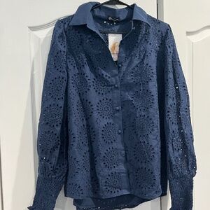 “Pretty Garden” Long sleeve top